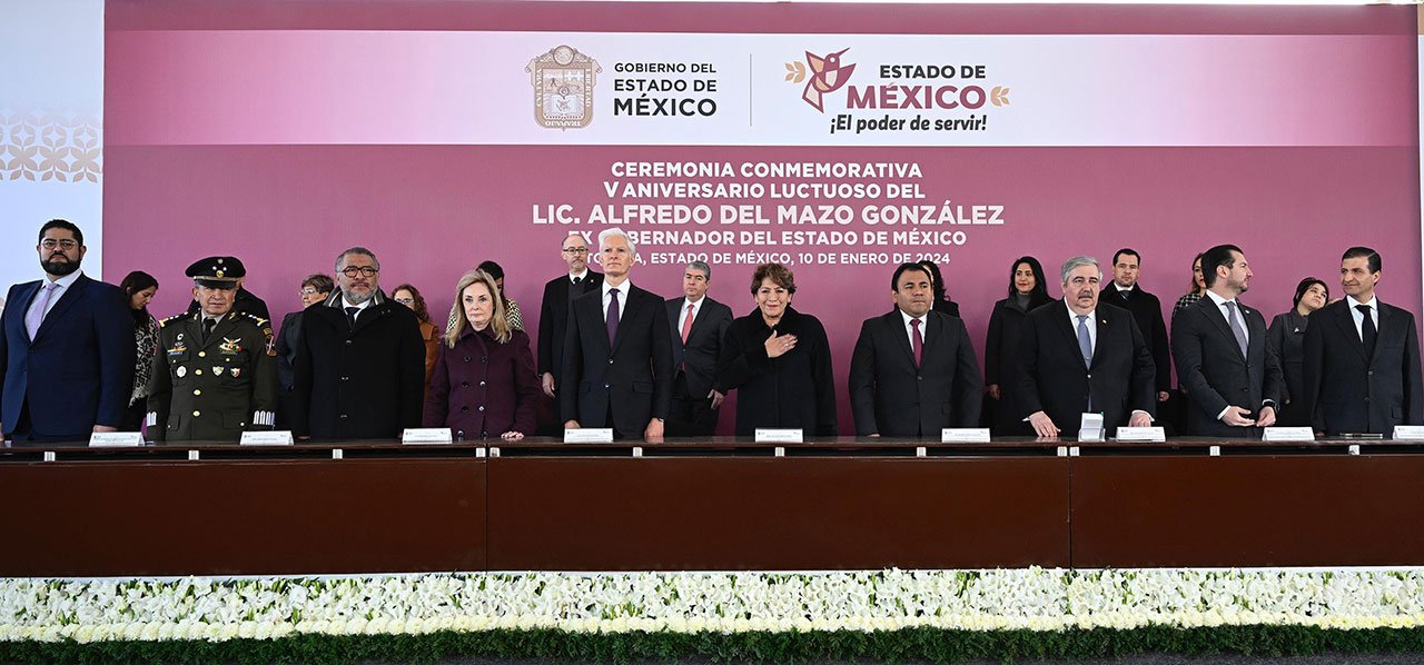 Homenajea Delfina a Alfredo del Mazo González LA VERSIÓN NO OFICIAL