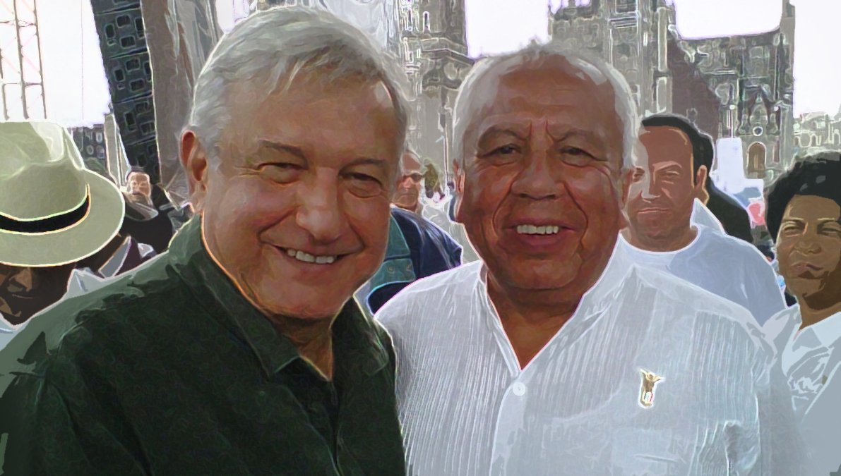 AMLO y Francisco Garduño Yáñez, 