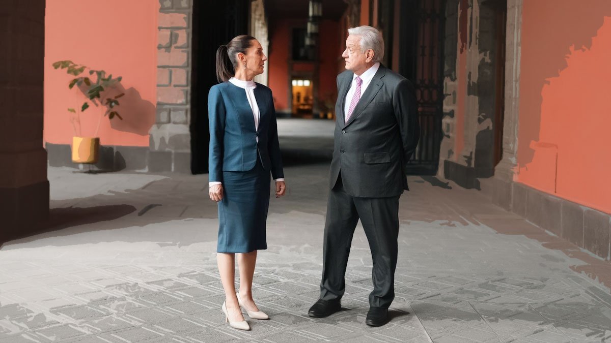 Claudia Sheinbaum y AMLO