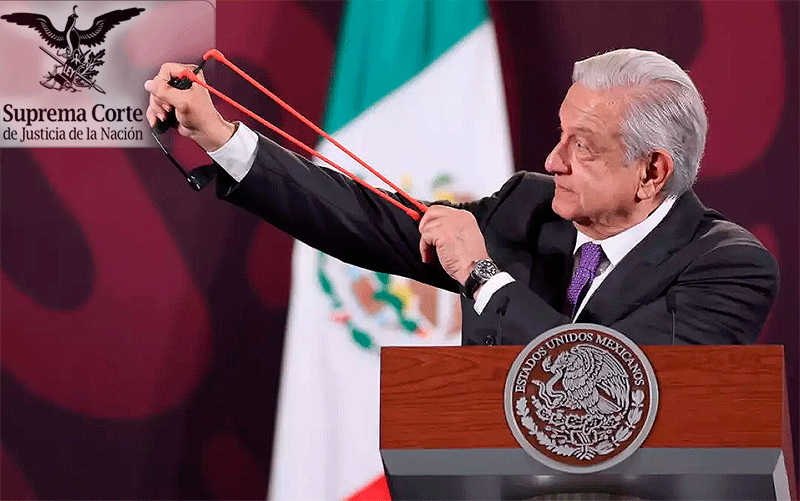 AMLO destruye al Poder Judicial