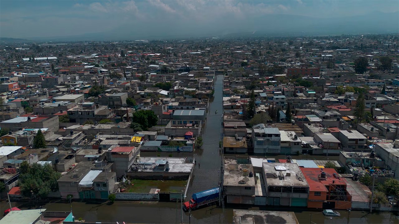 Chalco inundado por más de 20 días