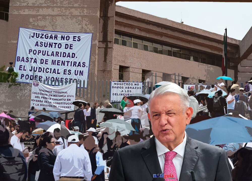 AMLO critica a los que nos están a favor de la reforma judicial