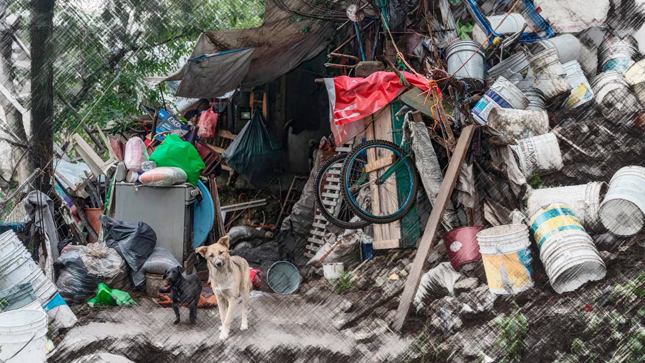 Vivienda afectada en Naucalpan por deslaves