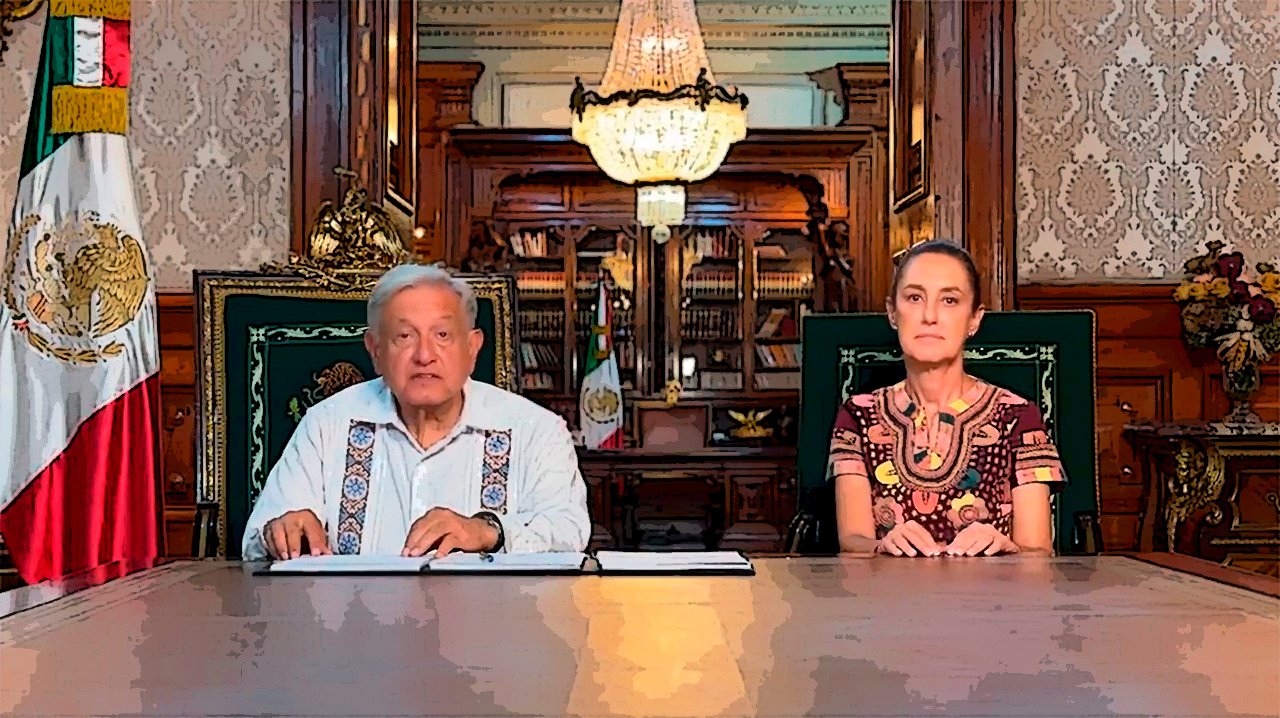 AMLO y Claudia Sheinbaum