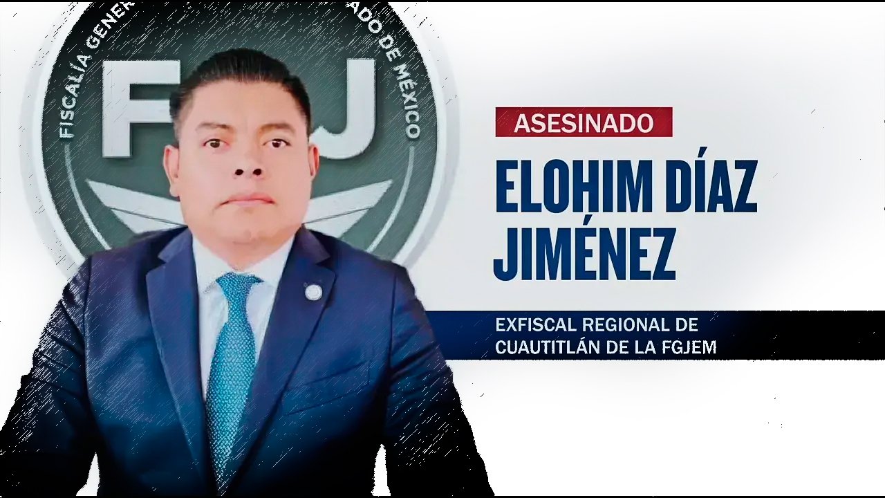 Asesinan al exfiscal de Cuautitlán Elohim Díaz Jiménez en el centro de Metepec