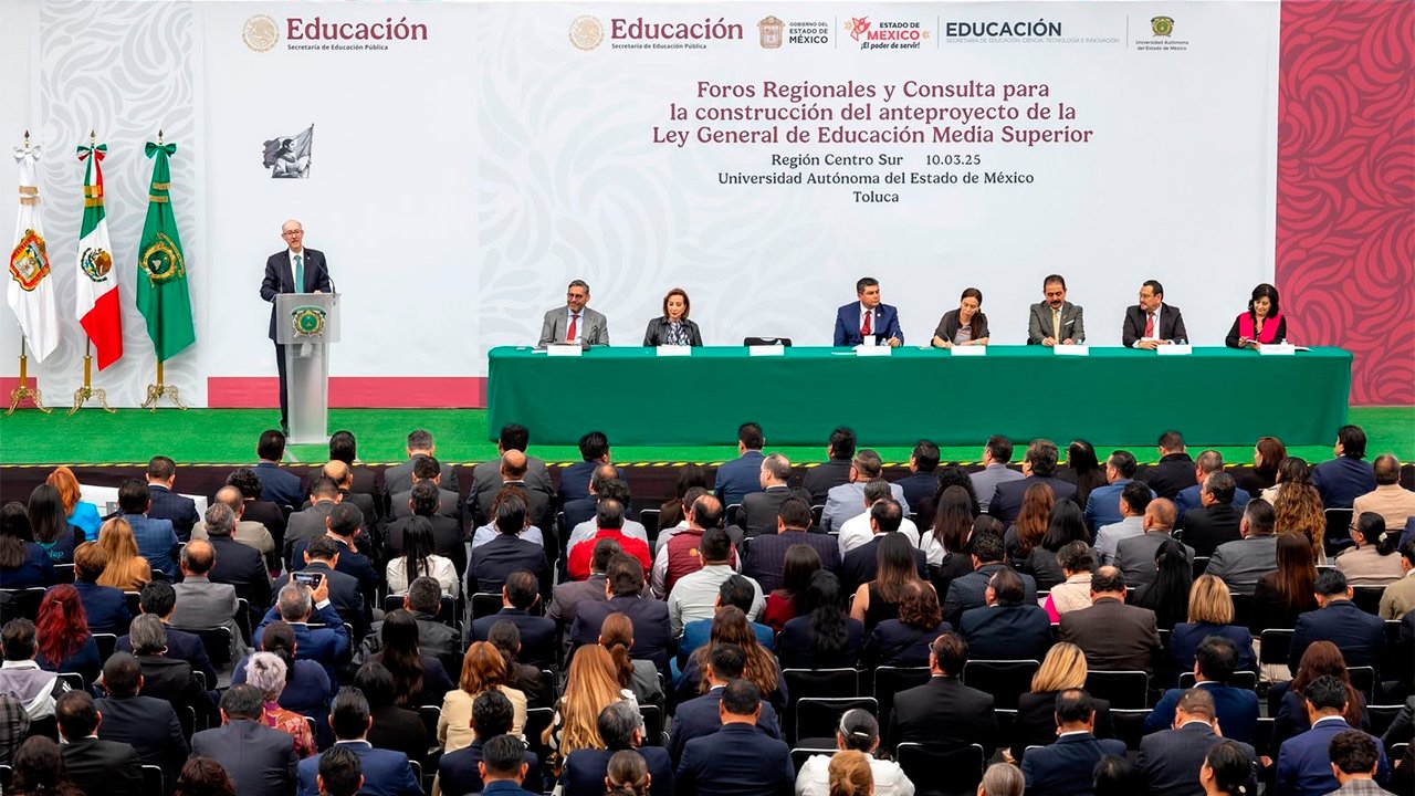 UAEMéx, sede de los Foros Regionales y Consulta para la construcción del anteproyecto de la Ley General de Educación Media Superior